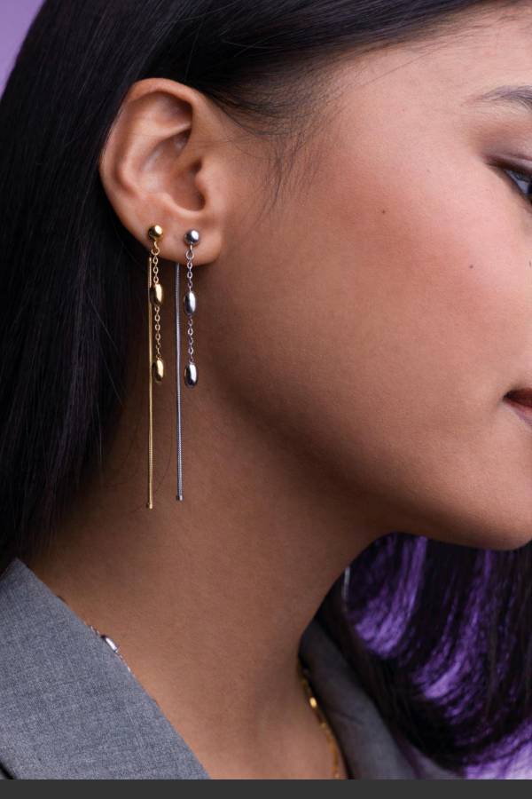 Orecchini Donna 4US Cesare Paciotti Acciaio Pendente 4UOR8133W